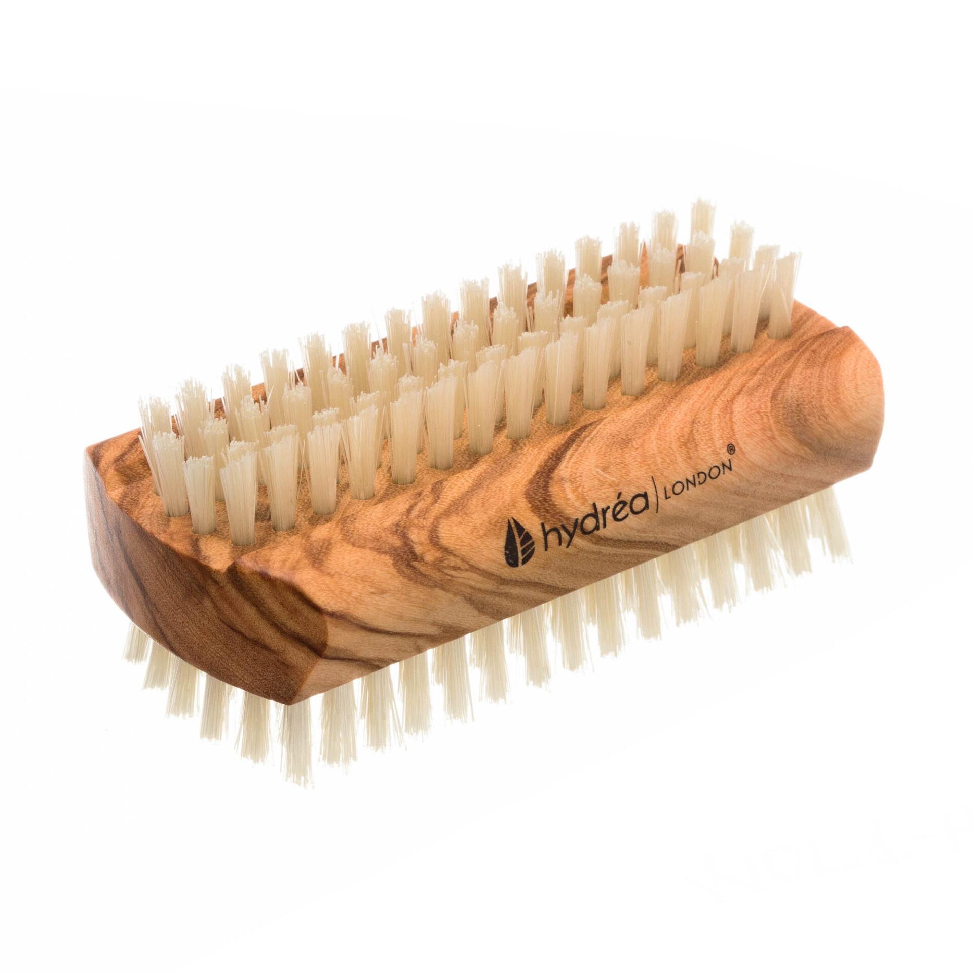 Hydréa London Extra Tough Dual Sided Hand & Nail Brush With Cactus Bristles  - Hard Strength